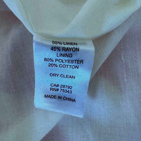 House of Harlow 1960 Mini Dress Size 6 Pink Linen Blend - Picture 10 of 10